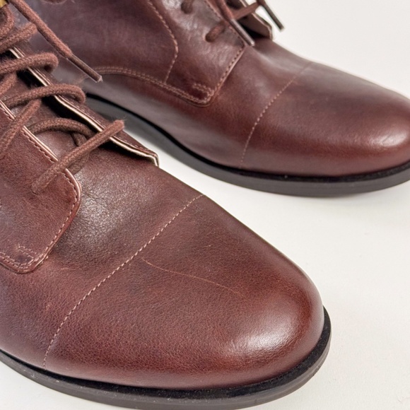 NEW Fat Face Catrin Lace-Up Ankle Boots – Chocolate – Size 8.5 👢✨ - Picture 5 of 5